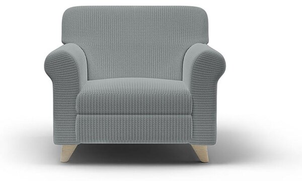 Copridivano Elasticizzato 1 Posto in Poliestere Iris Grigio Chiaro