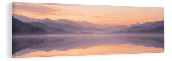 Quadro su tela – Alba tranquilla sull’acqua