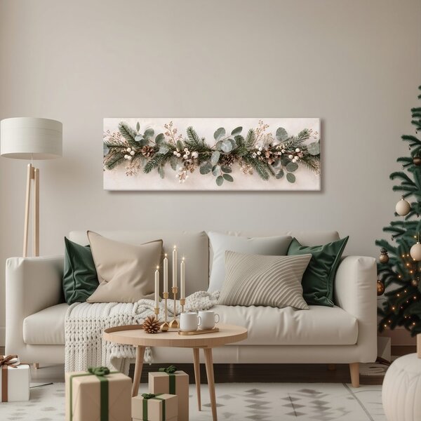 Quadro su tela – Conifere ed eucalipto eleganti