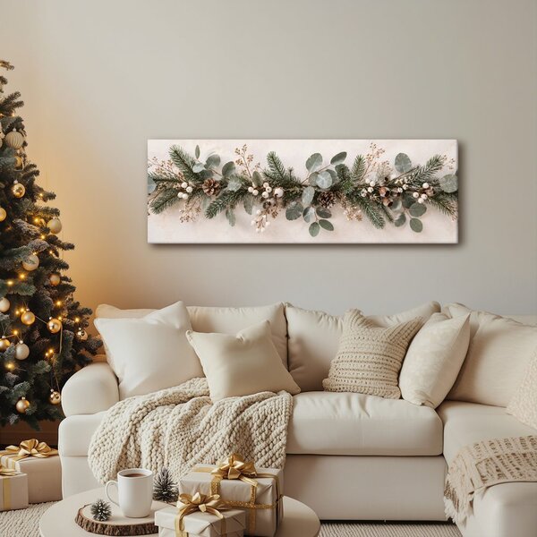 Quadro su tela – Conifere ed eucalipto eleganti