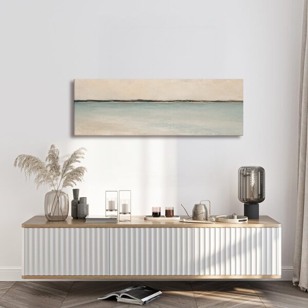 Quadro su tela – Mare silenzioso sotto il cielo chiaro