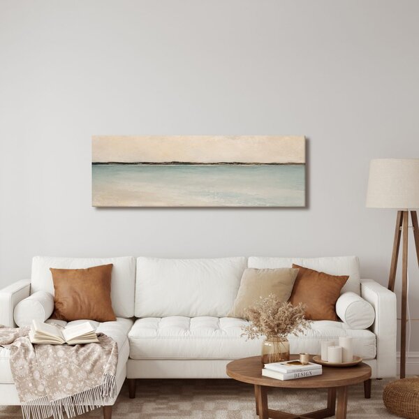 Quadro su tela – Mare silenzioso sotto il cielo chiaro