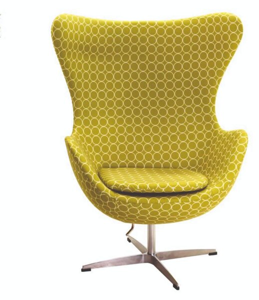 Poltrona in Tessuto 78x76H113cm Verde