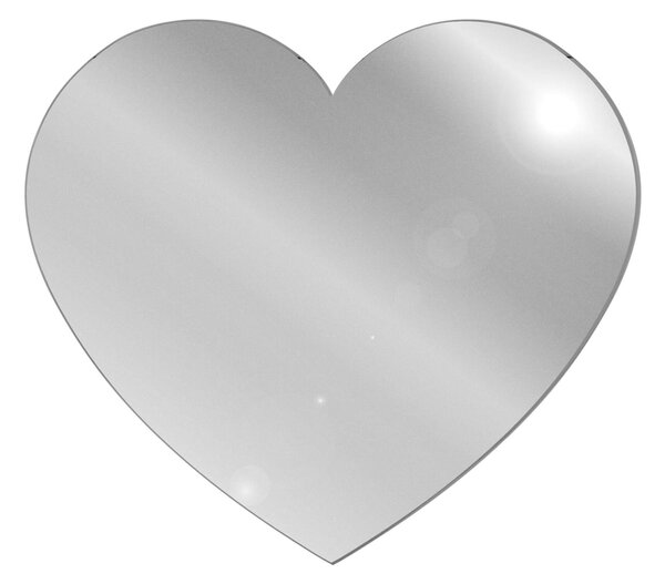 Tovaglietta e sottobicchiere in Plexiglass Cuore Linea LOVIA Dimensioni37x35 x h.0,2 cm Pulire con un panno umido colore Silver