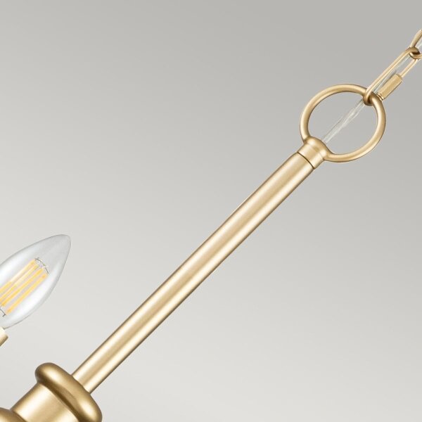 Kichler KL-CAPITOL-HILL12-PNBR-Lampadario a catena. CAPITOL HILL 12xE14/40W/230V oro