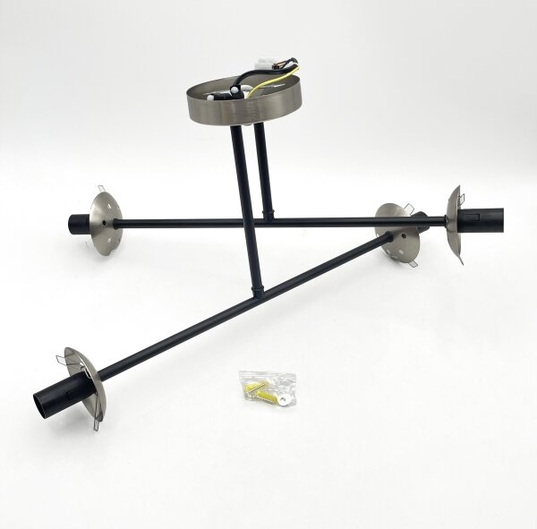 Brilagi - Plafoniera MALIVA 4xE14/15W/230V cromo opaco/fumé