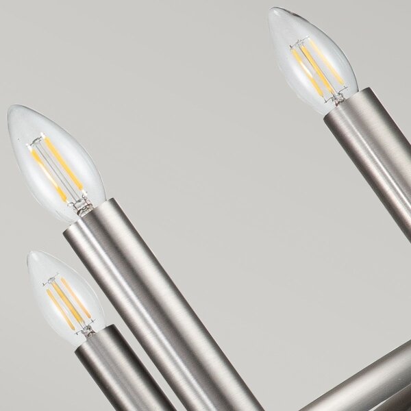 Kichler KL-CAPITOL-HILL6-BN-Lampadario a catena CAPITOL HILL 6xE14/40W/230V cromo