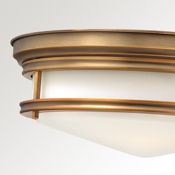 Hinkley HK-HADLEY-F-BR-Bagno. lampada da soffitto HADLEY 3xE27/40W/230V IP44 finitura oro