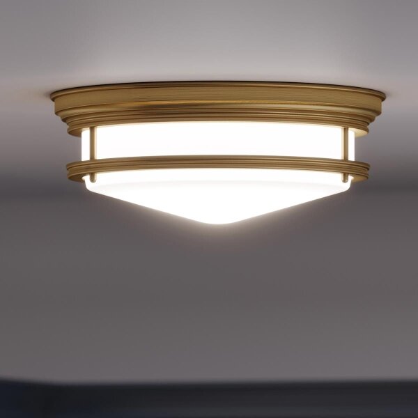 Hinkley HK-HADLEY-F-BR-Bagno. lampada da soffitto HADLEY 3xE27/40W/230V IP44 finitura oro
