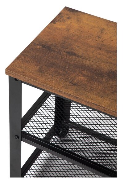 Scarpiera nera in acciaio 80x45x30 cm Arne – Bonami Essentials