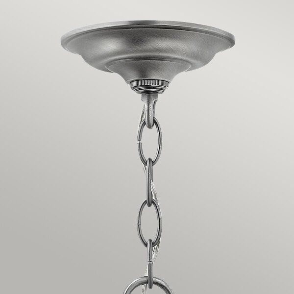 Hinkley HK-GENTRY-P-M-PW - Lampadario a catena GENTRY 4xE14/60W/230V, cromo satinato