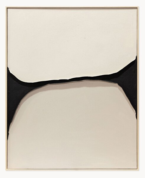 Quadro su tela incorniciato dipinto a mano Art Flow