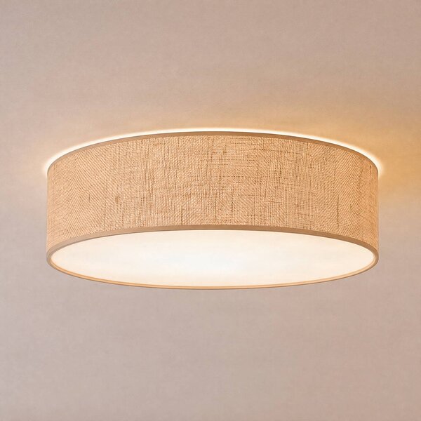 Plafoniera soffitto Marshall Milagro Lighting, dimmerabile, Marrone / Ruggine, Soggiorno / Sala da pranzo, Legno, Moderno, Plafoniera