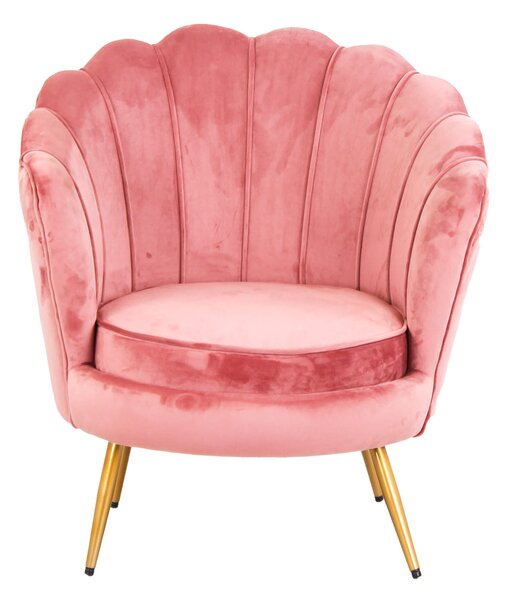 Poltrona 80x86 cm in Velluto Magenta