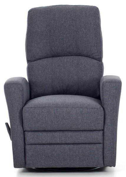 Poltrona Relax da Allattamento Reclinabile Manuale in Tessuto Mamy Blu