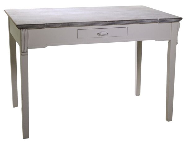Tavolo Rettangolare con Cassetto in Legno MDF Provenza