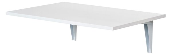Tavolino da Parete Pieghevole Salvaspazio 60x40x20 cm in MDF Bianco