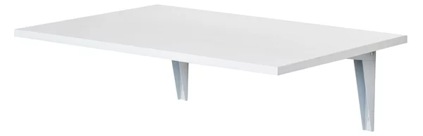 Tavolino da Parete Pieghevole Salvaspazio 60x40x20 cm in MDF Bianco