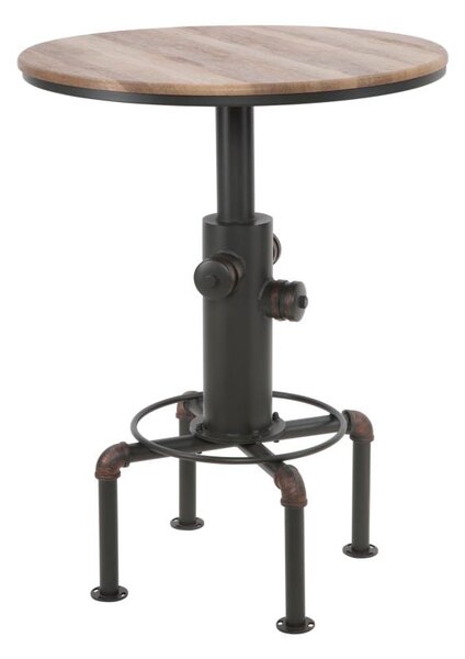 Tavolo Bar Fifth Avenue Ø81,3x106,8 cm in Ferro e MDF