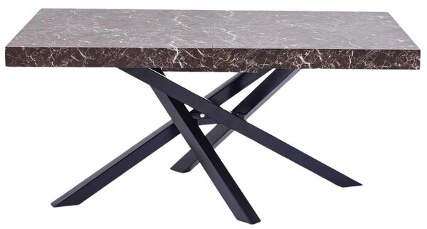 Tavolo da Pranzo Allungabile 200x76x90 cm in Legno Nobilitato Marmo