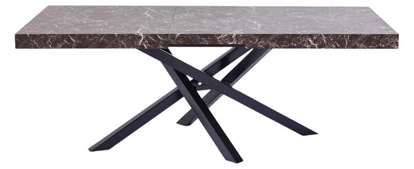 Tavolo da Pranzo Allungabile 200x76x90 cm in Legno Nobilitato Marmo
