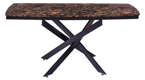 Tavolo da Pranzo 160x79x90 cm in Legno Nobilitato Marmo