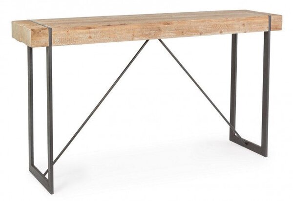 Tavolo Bar Garrett 200x50 Fisso in Legno
