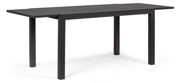 Tavolo Allungabile Hilde 140-210x77 cm Antracite in Alluminio