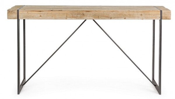 Tavolo Bar Garrett 200x50 Fisso in Legno