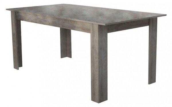 Tavolo Allungabile Gemma 160/200x90x75 h cm in Truciolare bilaminato Rovere Chiaro