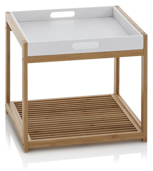 Tavolino con Vassoio 44x40x40 cm in Legno