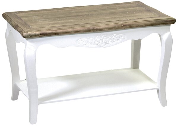 Tavolino Rettangolare in Legno Country