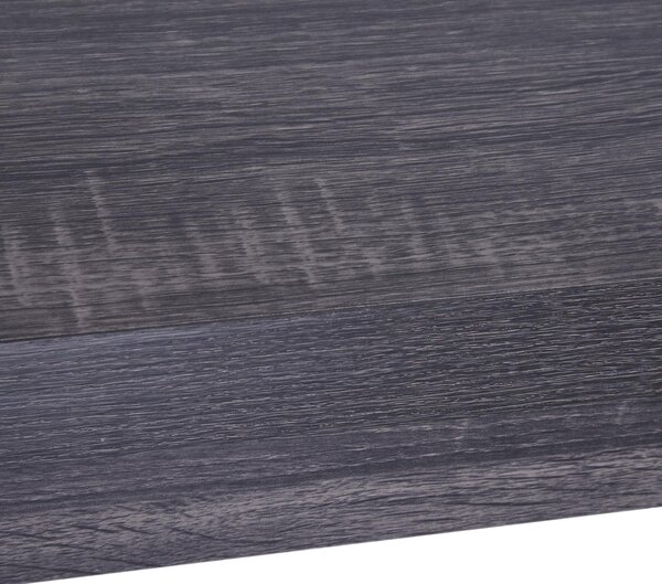 Tavolino da Caffè Design Moderno in Legno Nero 120x59x45 cm