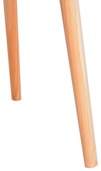 Tavolino da Caffè Rotondo Design Moderno in Legno MDF Ø38.5x41.5 cm