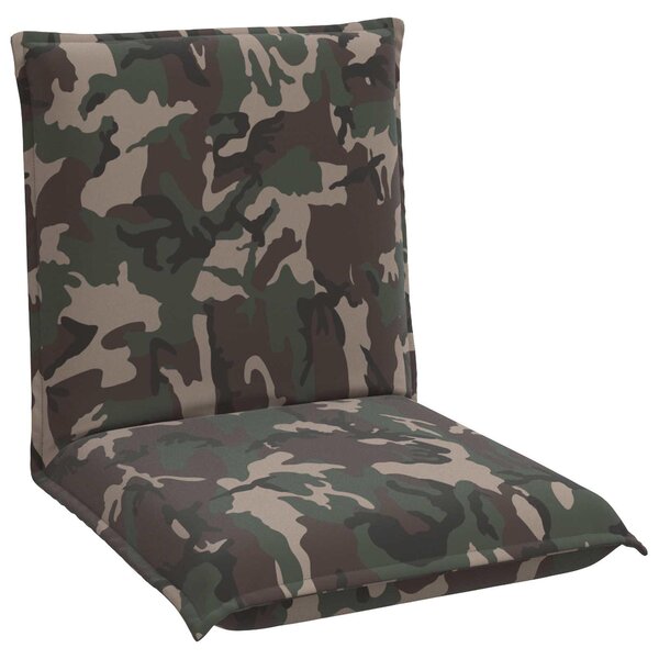 VidaXL Poltrona reclinabile in tessuto stile militare