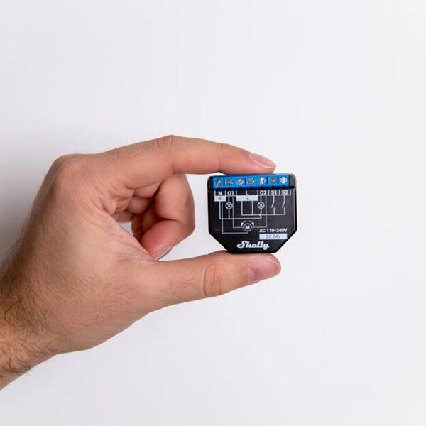 Shelly Plus 2PM 16A AC/DC Interruttore relè Smart 2 canali Controller Tapparelle monitoraggio consumi WiFi Bluetooth