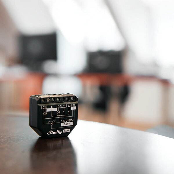 Shelly 2PM Gen3 16A AC/DC Interruttore relè Smart 2 canali Controller Tapparelle monitoraggio consumi WiFi Bluetooth Matter