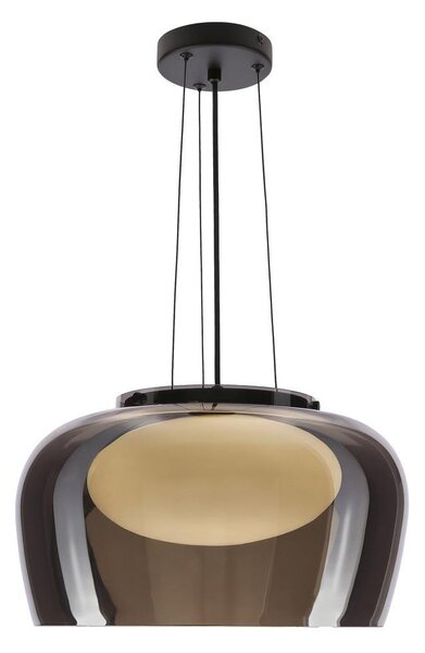 Lampada a sospensione con cavo INSIEME 1xGX53/10W/230V, diametro 38 cm, nero fumé