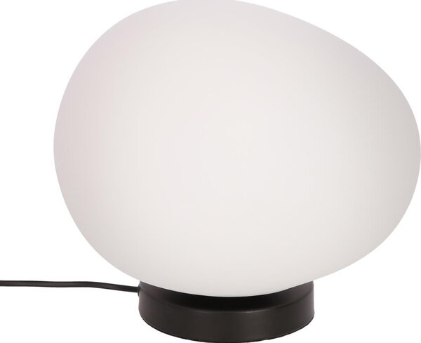 Lampada da tavolo STONES 1xE27/40W/230V nera
