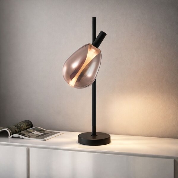 Lampada da tavolo DENSO 1xG9/5W/230V rame/nero