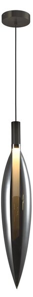 Lampadario a cavo NORDIC 1xG9/5W/230V nero cromato