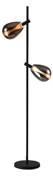 Lampada da terra DENSO 2xG9/5W/230V nero cromato/ramato