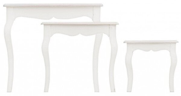 Set 3 Tavolini Clorine in Legno