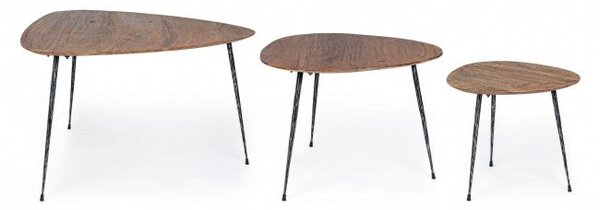 Set 3 Tavolini Boscage in Legno