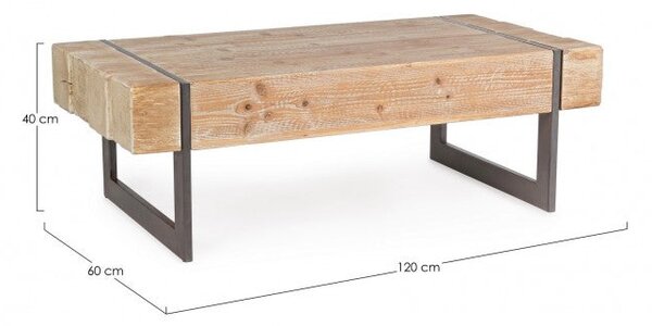 Tavolino Garrett 120x60 in Legno