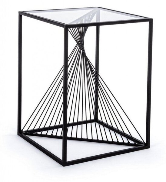 Tavolino Espiral 40x40 in Metallo