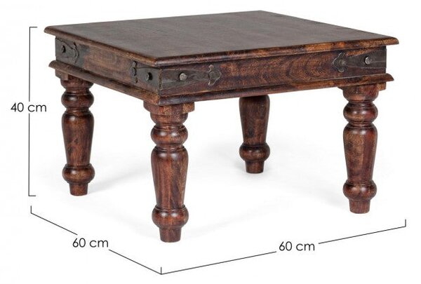 Tavolino Jaipur 60x60 in Legno