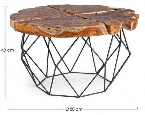 Tavolino Adanya D80 in Legno