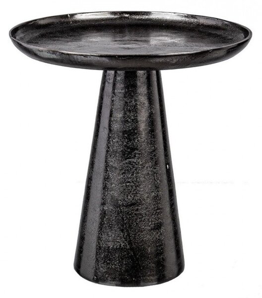Tavolino Kulvir Nero D35 in Alluminio