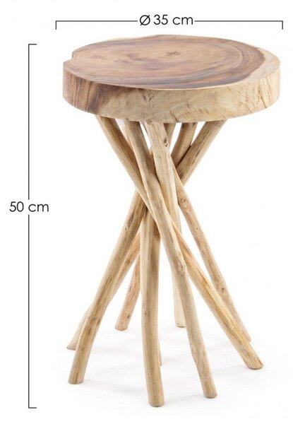 Tavolino Solidad 35x35 in Legno